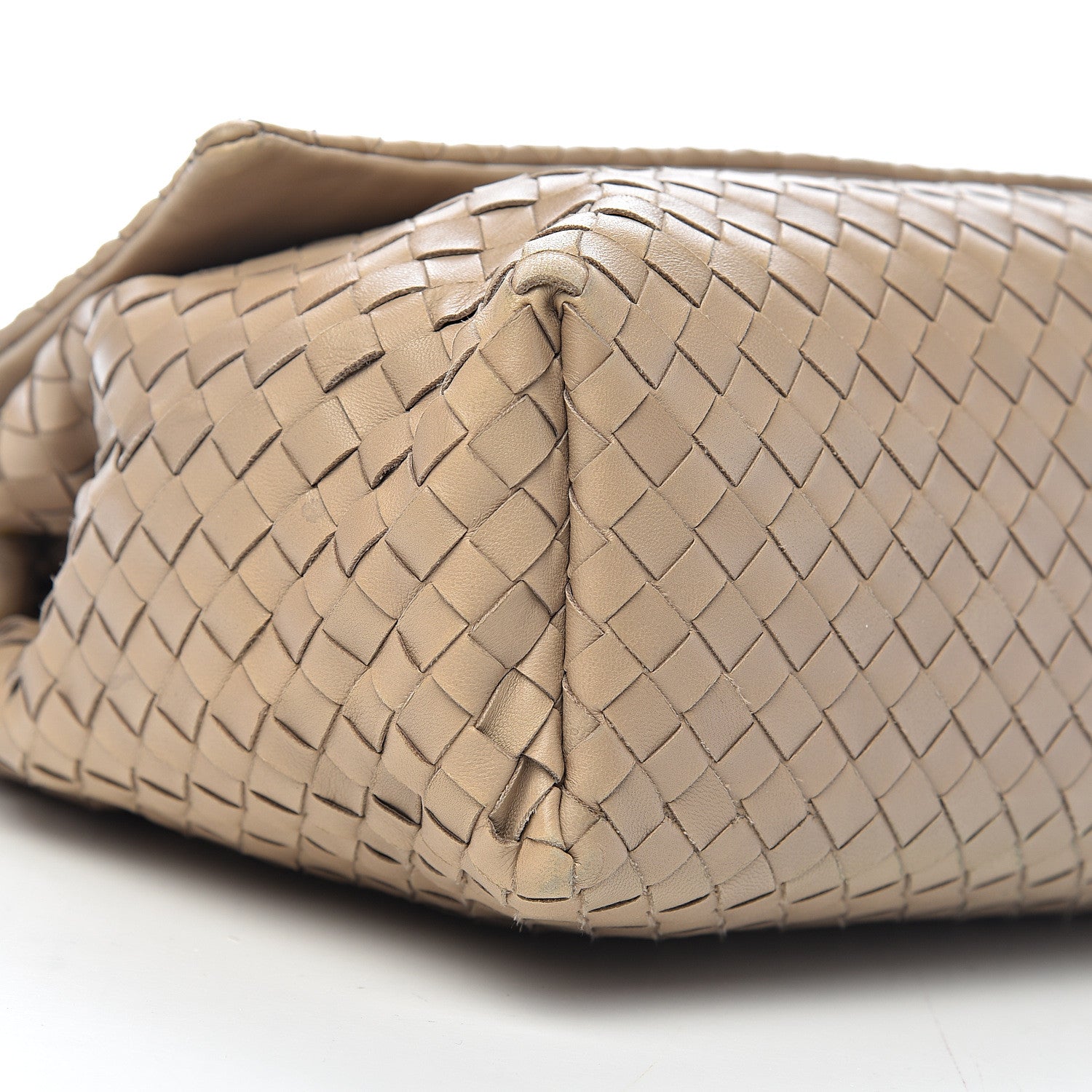 Bottega Veneta Nappa Intrecciato Flap Shoulder Bag Limo 8 of 10