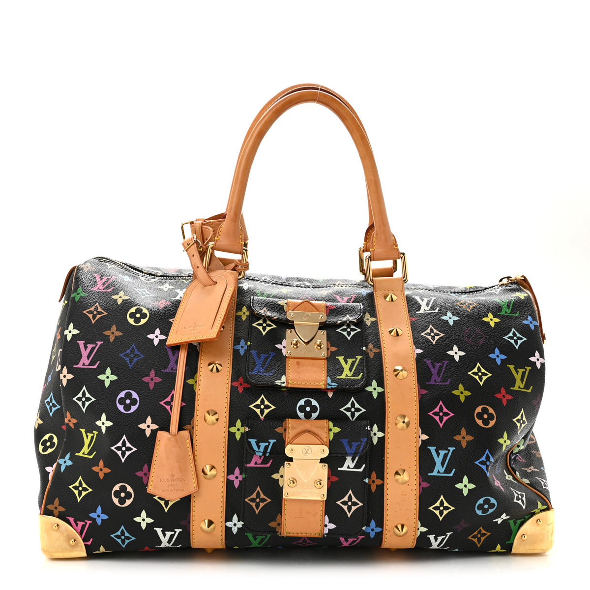 Monogram Multicolor Keepall 45 Black