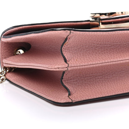 Gucci Dollar Calfskin Small Interlocking G Shoulder Bag Soft Pink 10 of 11