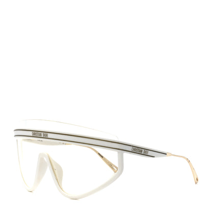 Christian Dior Acetate Mask DiorClub M2U Sunglasses Translucent Ivory 1 of 9