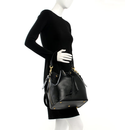 Saint Laurent Calfskin Large Emmanuelle Bucket Bag Black 3 of 8