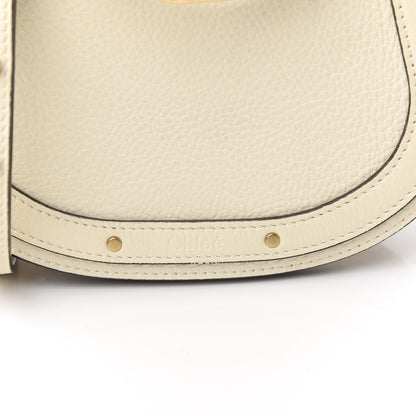 Chloe Calfskin Suede Small Nile Bracelet Bag Off White 8 of 8