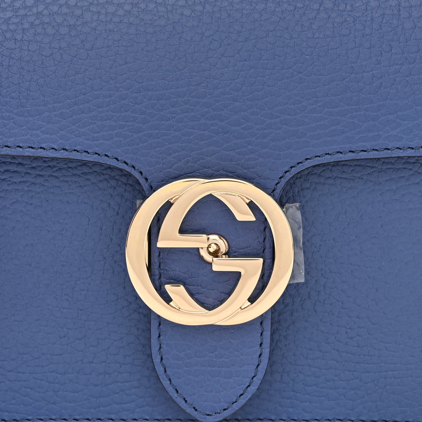 Dollar Calfskin Small Interlocking G Shoulder Bag Caspian
