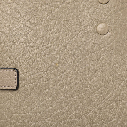 Chloe Grained Calfskin Large Charlotte Tote Motty Grey White 9 of 9