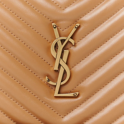 Saint Laurent Calfskin Matelasse Monogram Lou Camera Bag Cinnamon 8 of 11
