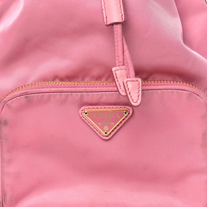 Prada Re-Nylon Saffiano Duet Bucket Crossbody Bag Begonia 7 of 14