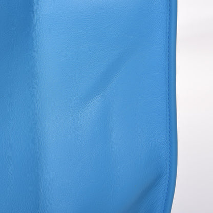 Balenciaga Calfskin Kittens Market Shopper Turquoise 10 of 12