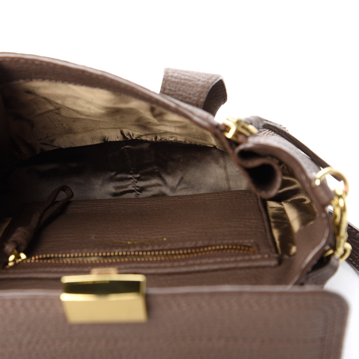Textured Calfskin Mini Pashli Satchel Taupe