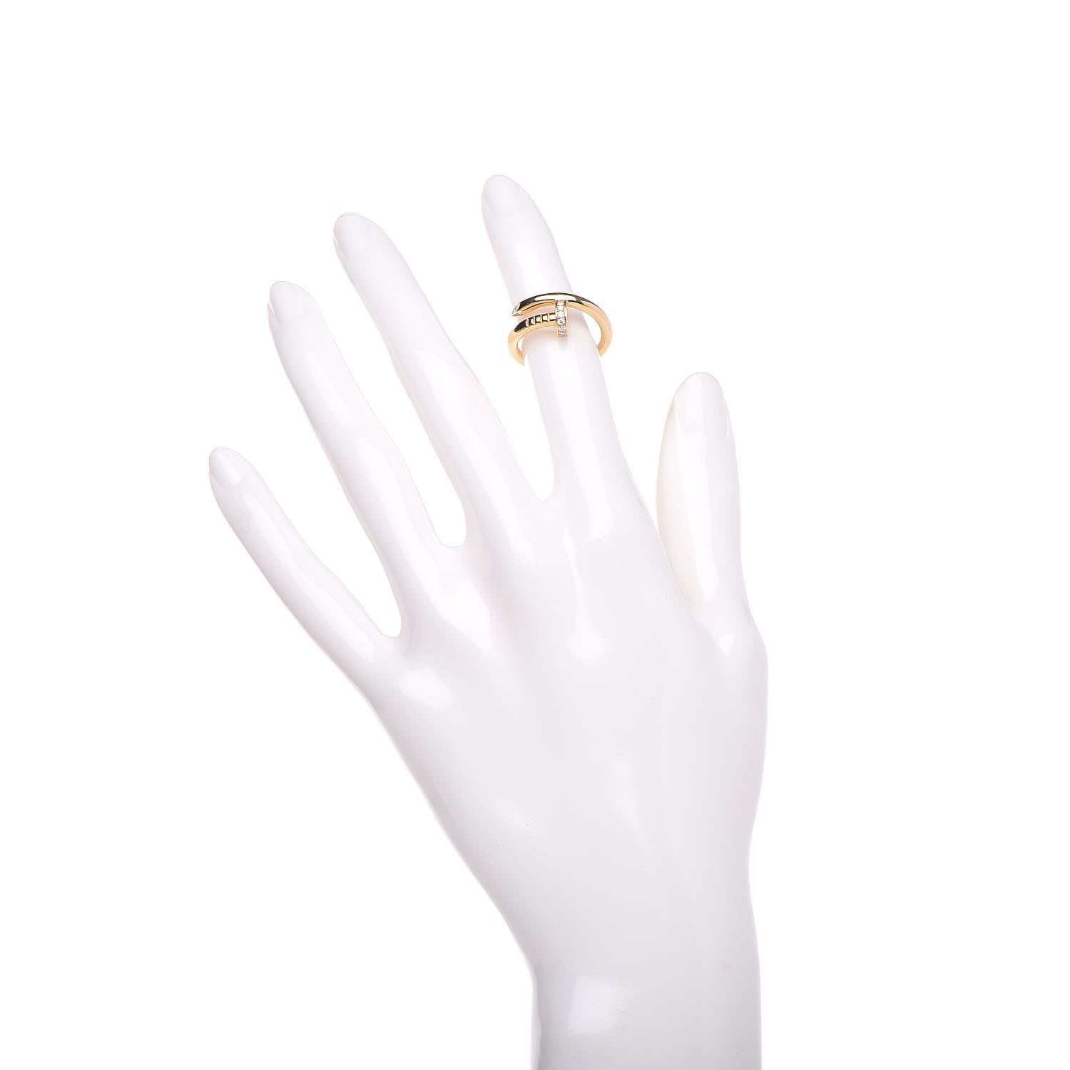 Cartier 18K Yellow Gold Diamond Juste Un Clou Ring 50 5.25 2 of 6