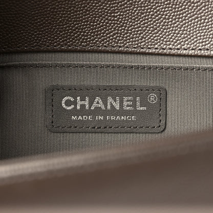 Chanel Metallic Caviar Quilted Medium Boy Flap Copper 5 of 8