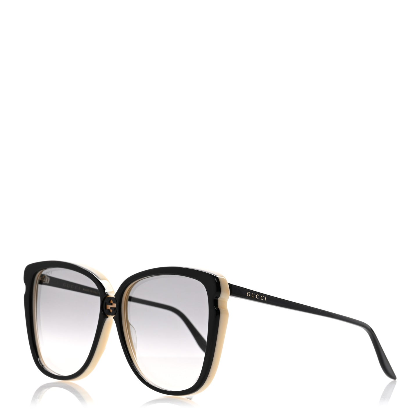 Acetate Square Frame GG0709S Sunglasses Black
