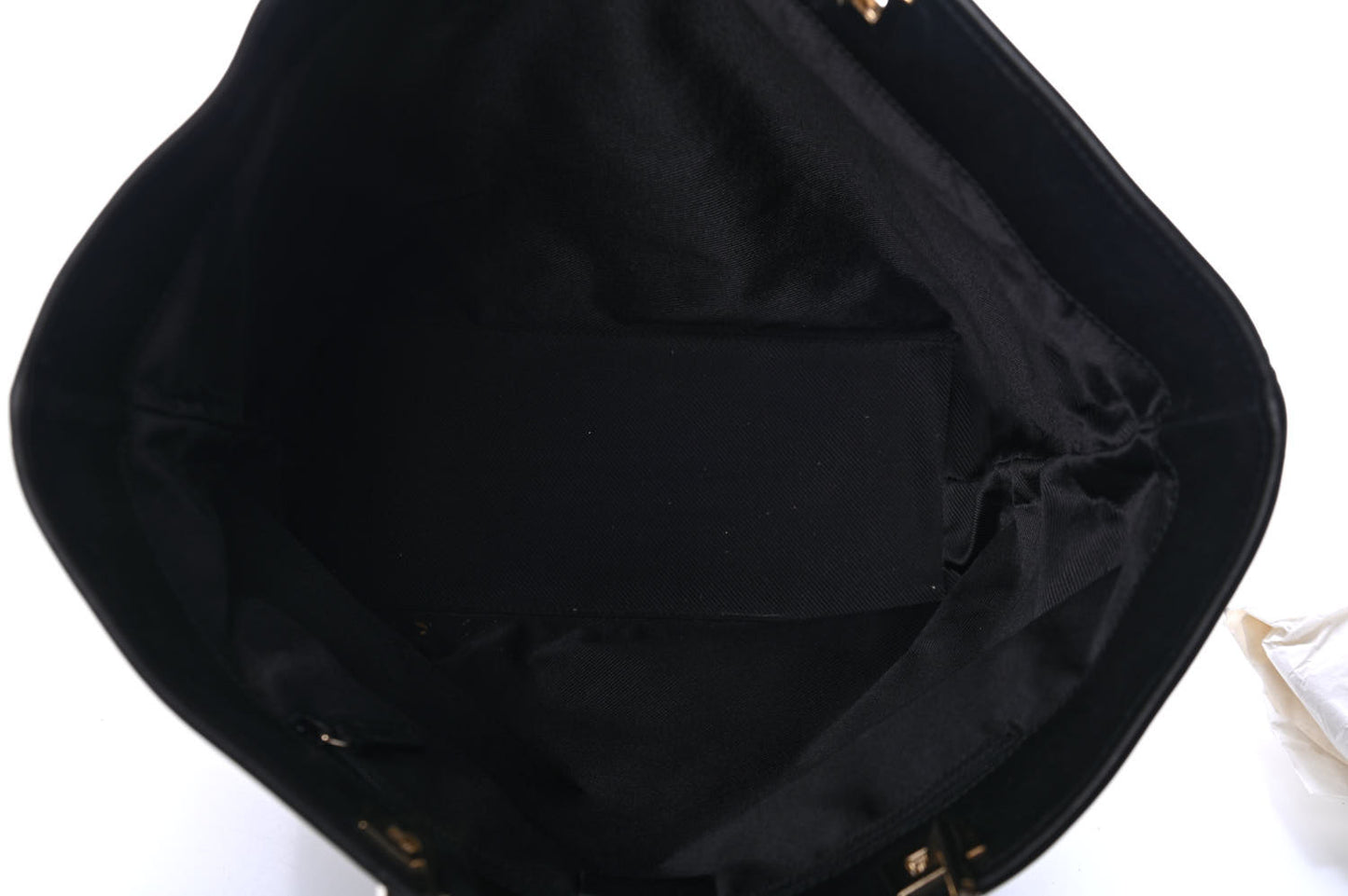 Monogram Large Bucket Tote Black