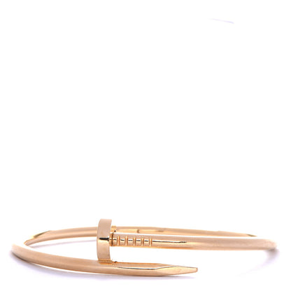 Cartier 18K Yellow Gold Juste Un Clou Bracelet 18 1 of 7