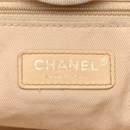 Chanel Canvas Large Deauville Tote Ivory 6 of 35