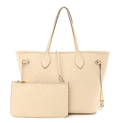 Louis Vuitton Empreinte Monogram Giant Neverfull MM Cream 1 of 15