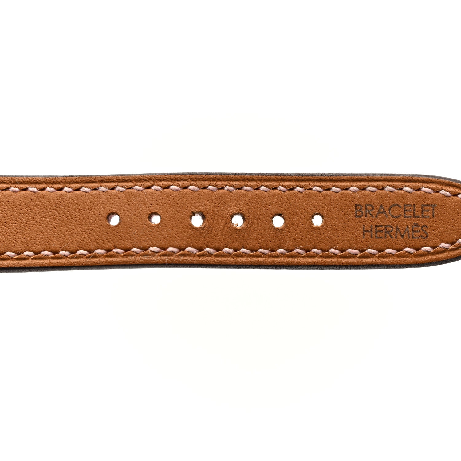 Hermes Swift Heure H Hour Watch Strap Rose Sakura 6 of 7