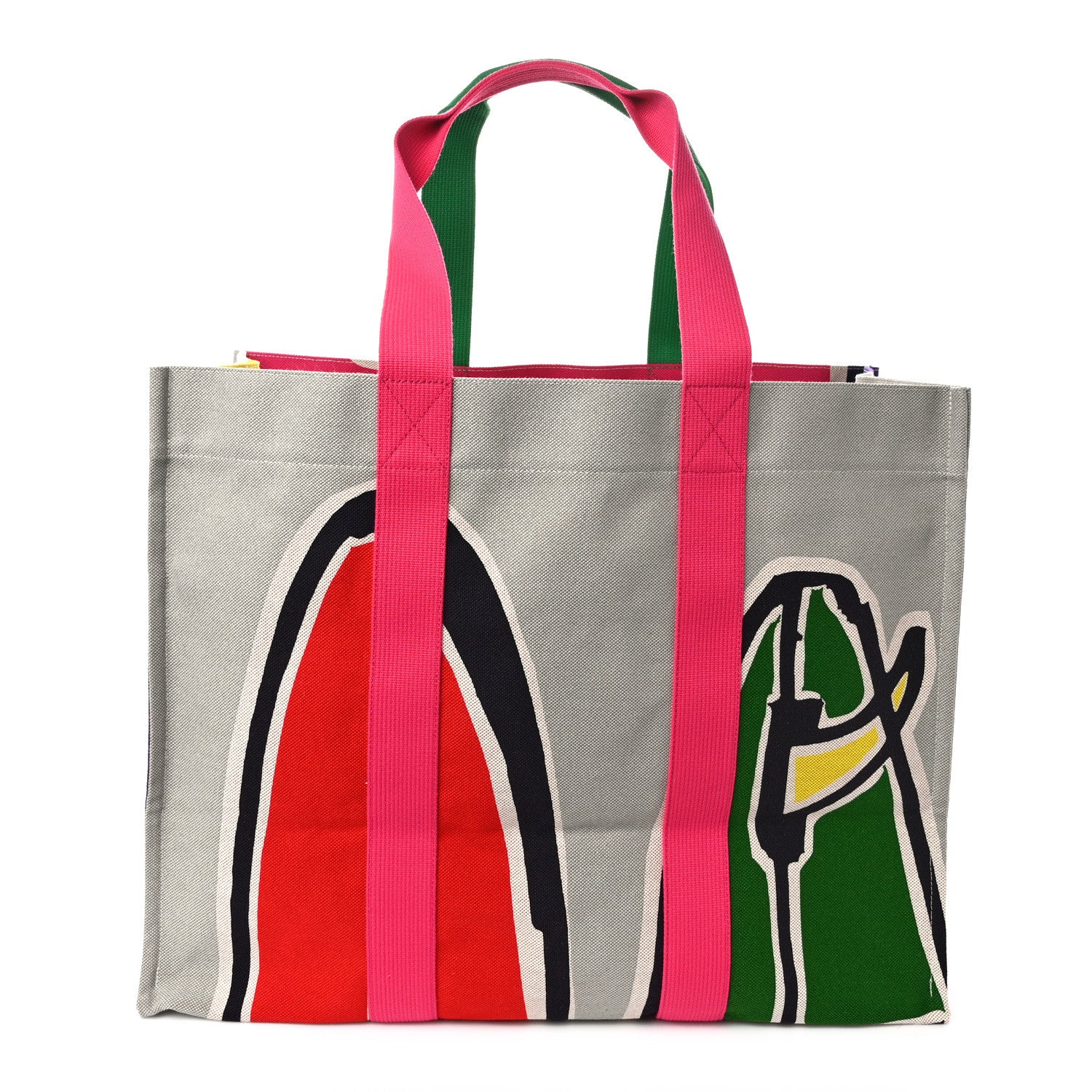 Hermes Cotton Canvas 3 Surfs Beach Bag 1 of 10