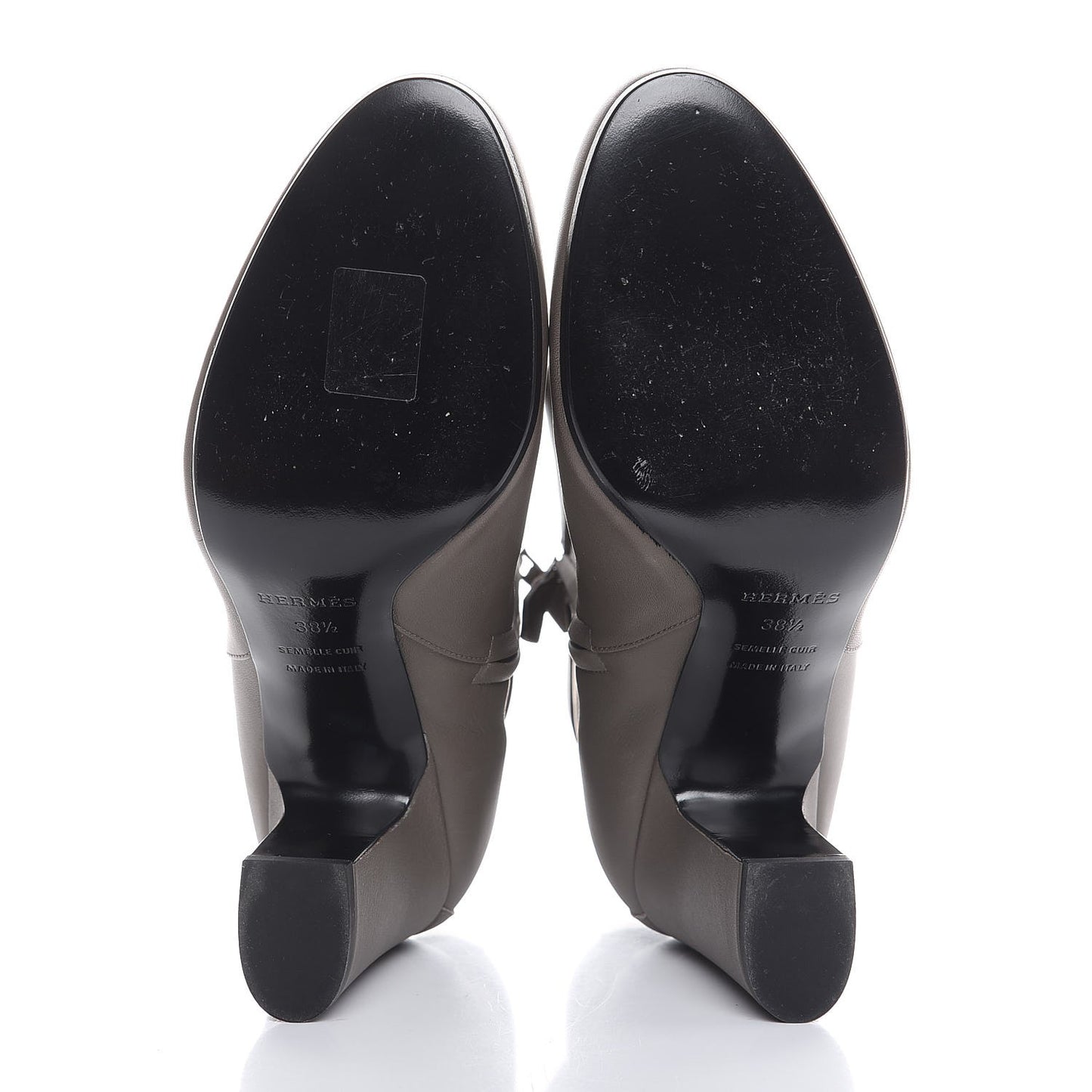 Calfskin Joueuse Ankle Boots 38.5 Etain