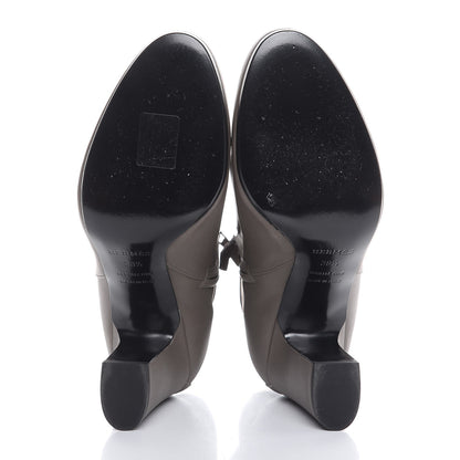 Hermes Calfskin Joueuse Ankle Boots 38.5 Etain 7 of 10