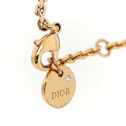 Christian Dior Crystal Metal CD Star Bracelet Gold 4 of 5