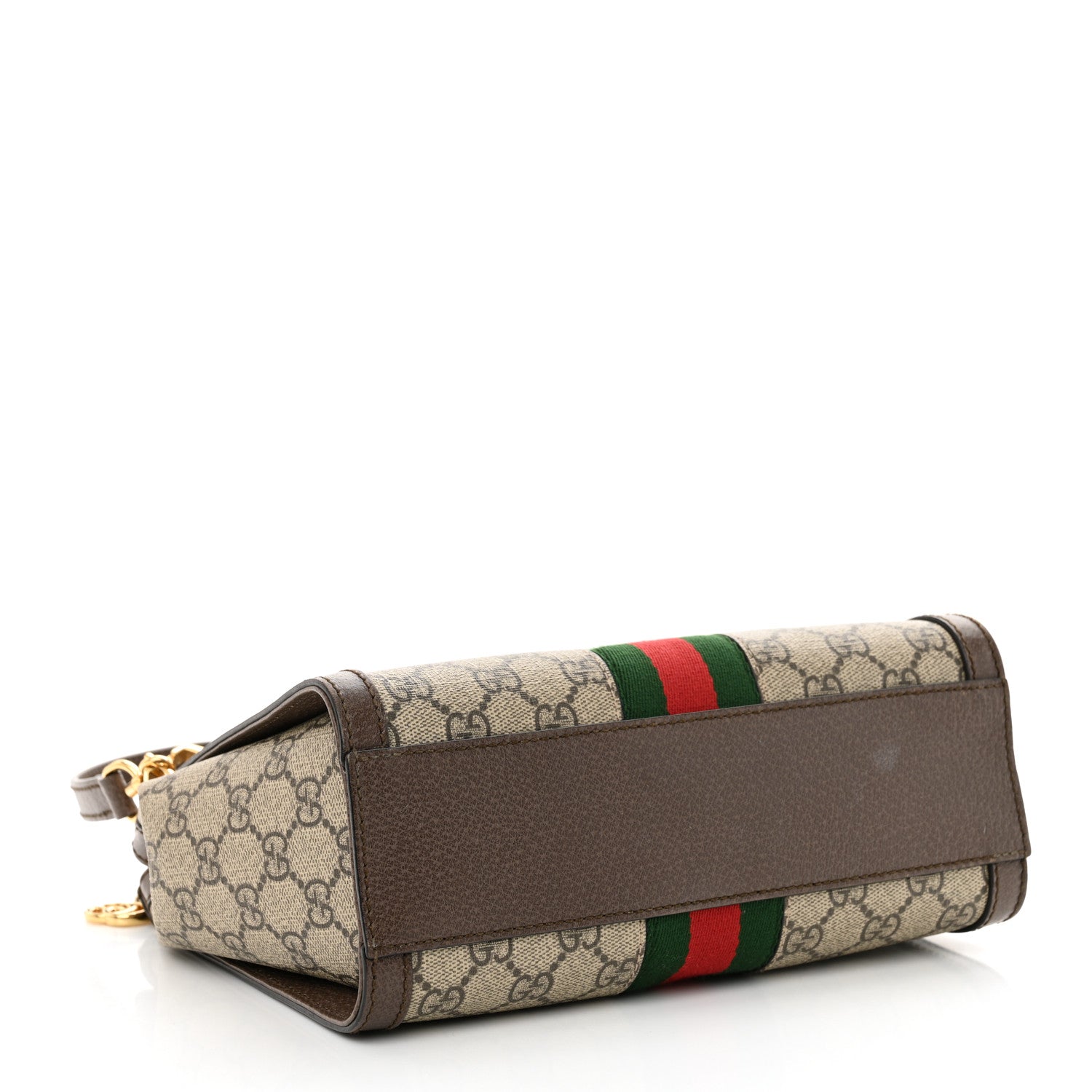 Gucci GG Supreme Monogram Small Ophidia Tote Bag Brown 4 of 16