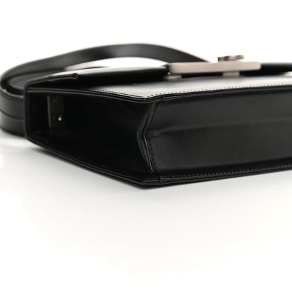 Salvatore Ferragamo Calfskin Gancio Shoulder Bag Black 8 of 12