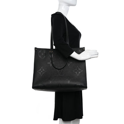 Louis Vuitton Empreinte Monogram Giant Onthego GM Black 2 of 12