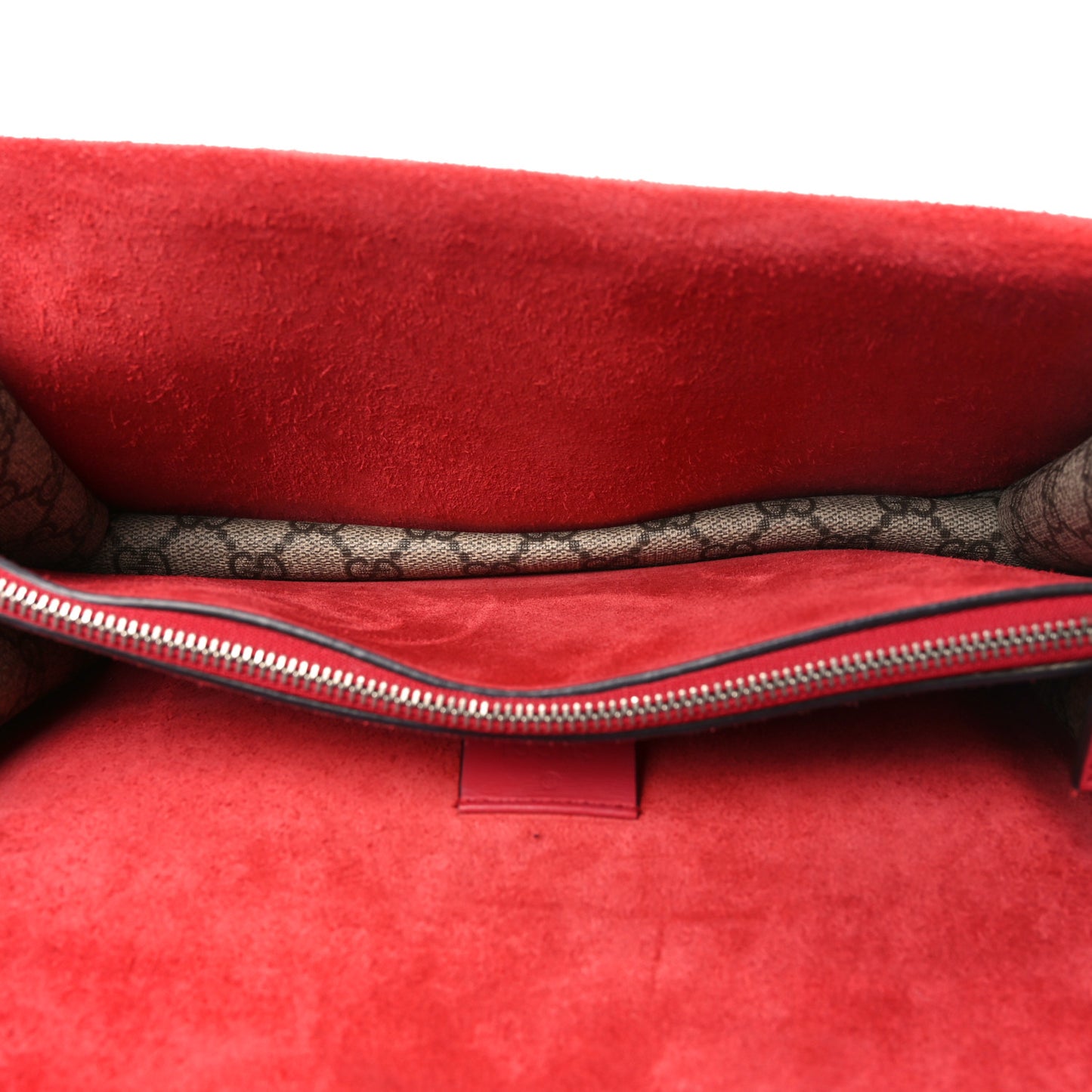 GG Supreme Monogram Small Dionysus Shoulder Bag Red