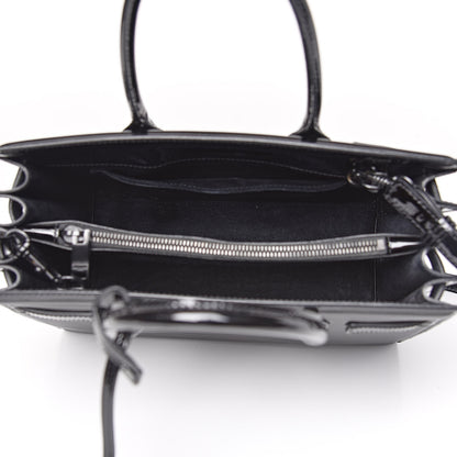 Saint Laurent Ribbed Patent Calfskin Baby Sac De Jour Black 5 of 11