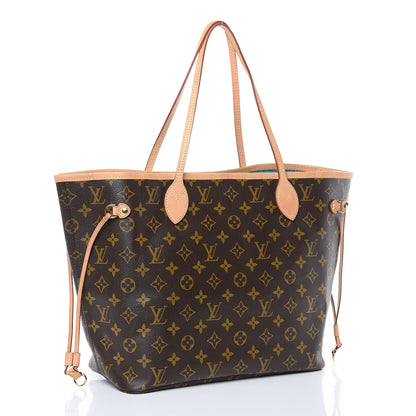 Louis Vuitton Monogram V Neverfull MM Turquoise 3 of 12