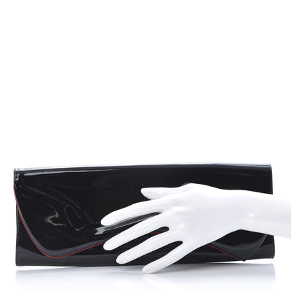 Christian Louboutin Patent Pigalle Clutch Black 2 of 9