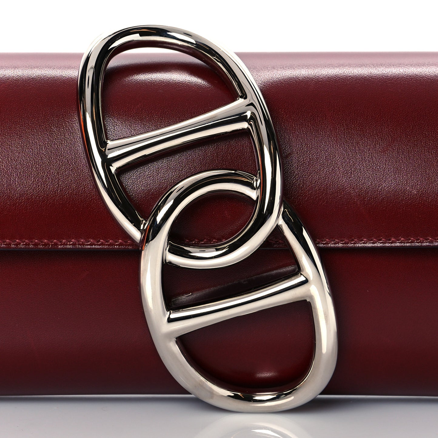 Tadelakt Egee Clutch Rouge H