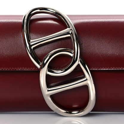 Hermes Tadelakt Egee Clutch Rouge H 8 of 11