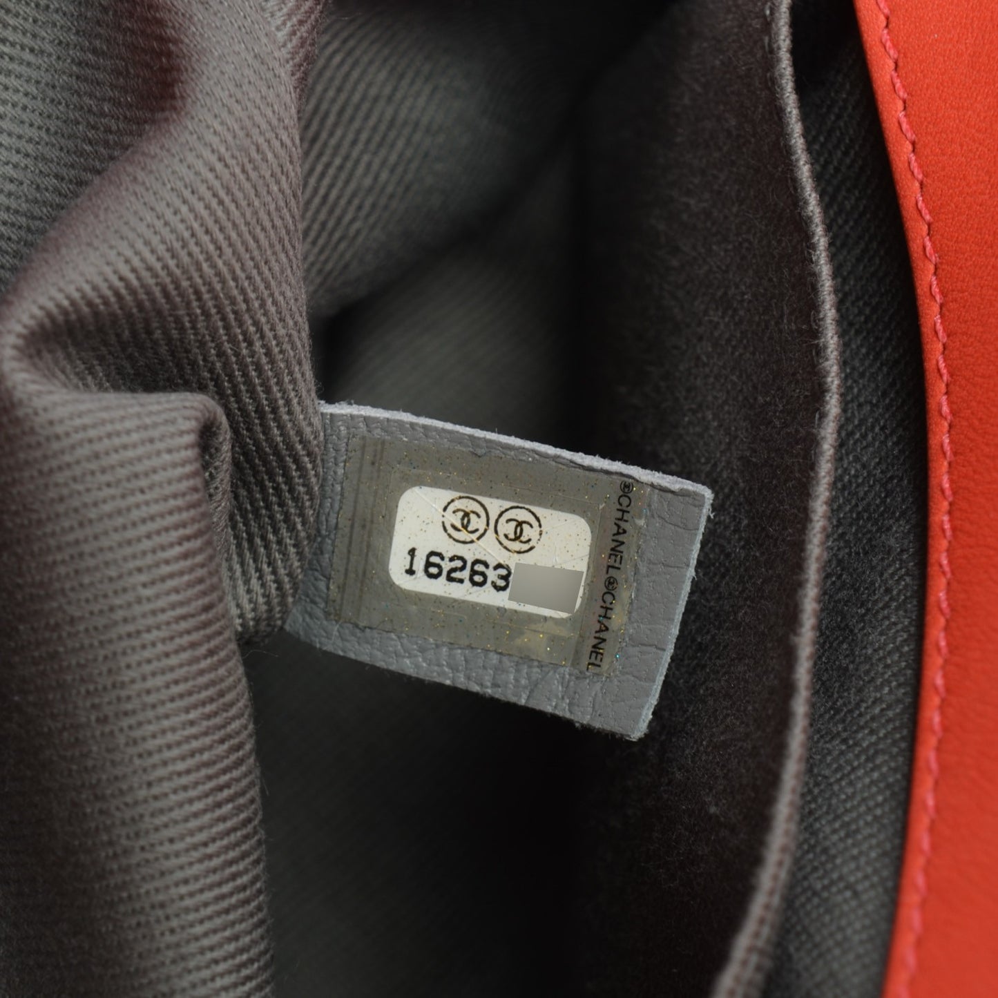 Lambskin Quilted Medium Boy Flap w Stingray Strap Coral