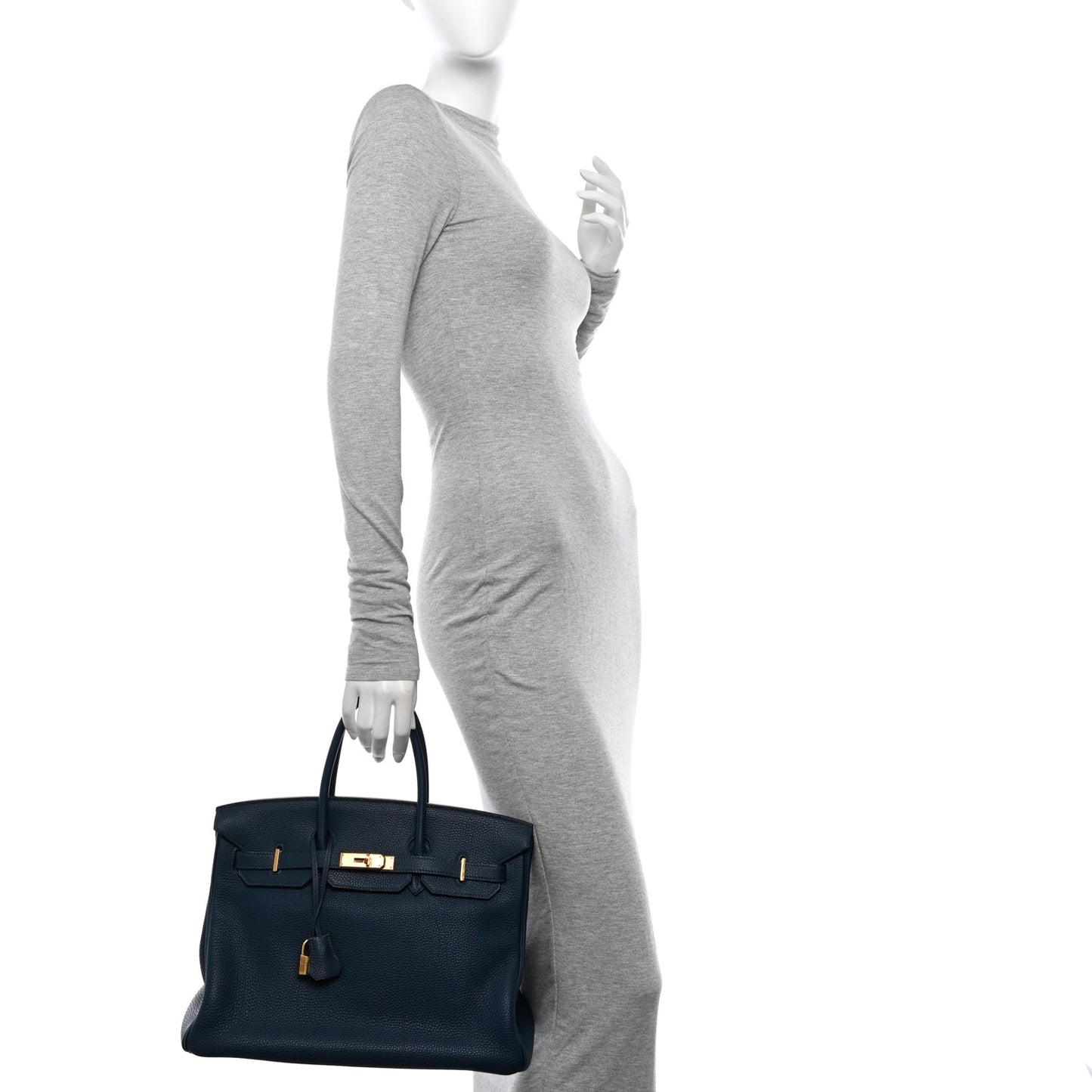 Togo Birkin 35 Bleu de Prusse