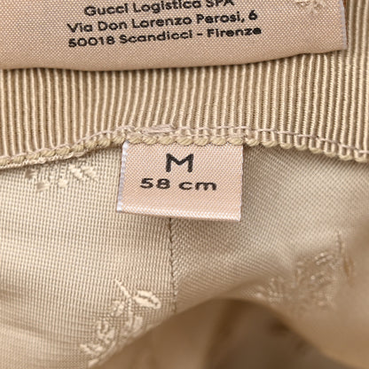 Gucci Washed Jacquard Denim Nappa GG Monogram Oscar Bucket Hat M Denim Cuir 7 of 9