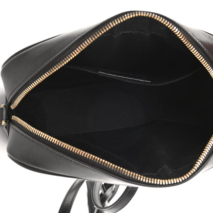 Saint Laurent Calfskin Matelasse Monogram Lou Camera Bag Black 7 of 10