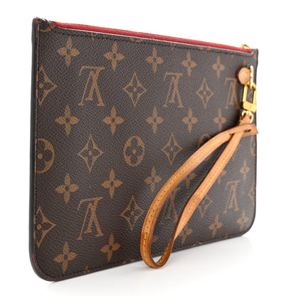 Louis Vuitton Monogram Neverfull MM GM Pochette Pivoine 3 of 7