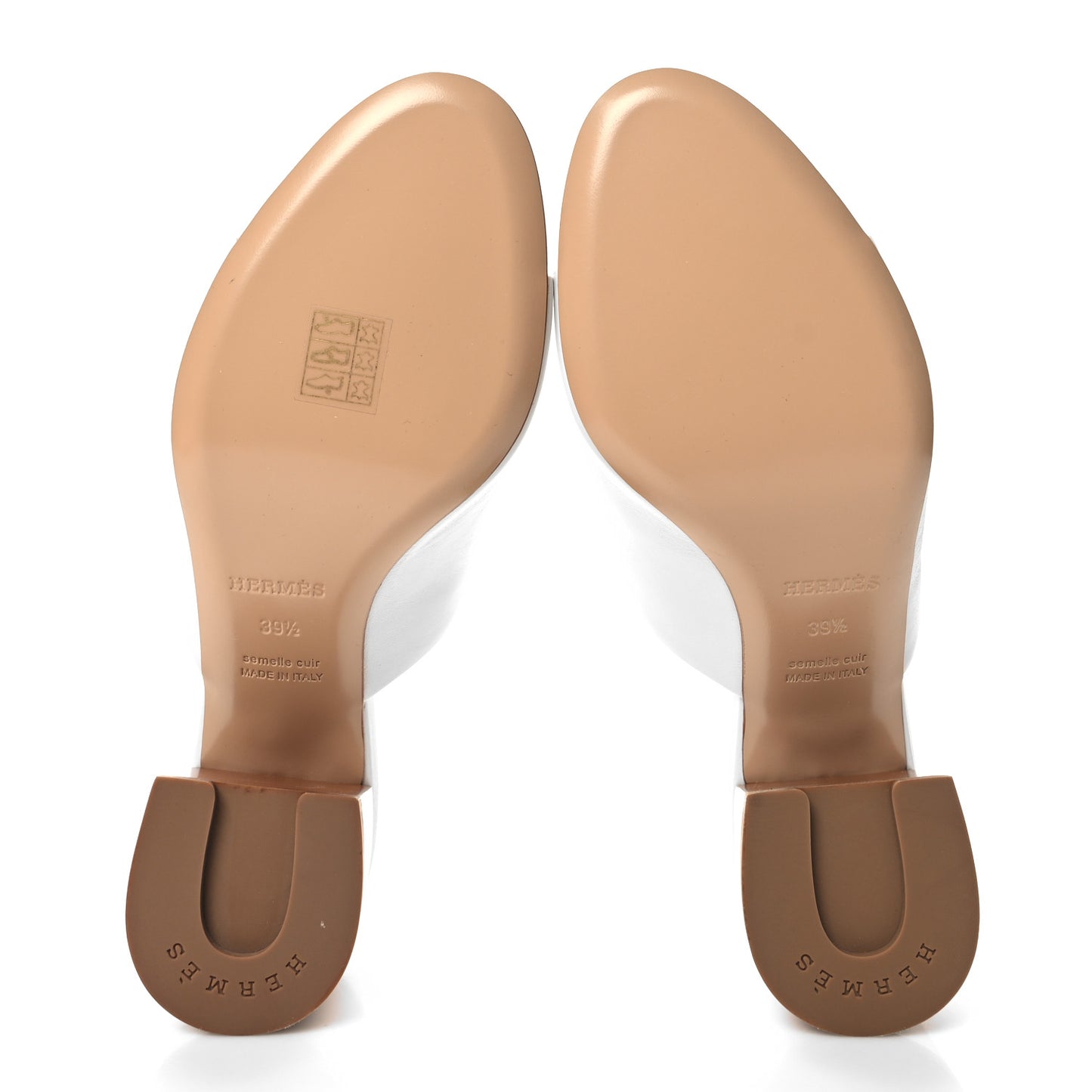 Calfskin Camilla Mules 39.5 White