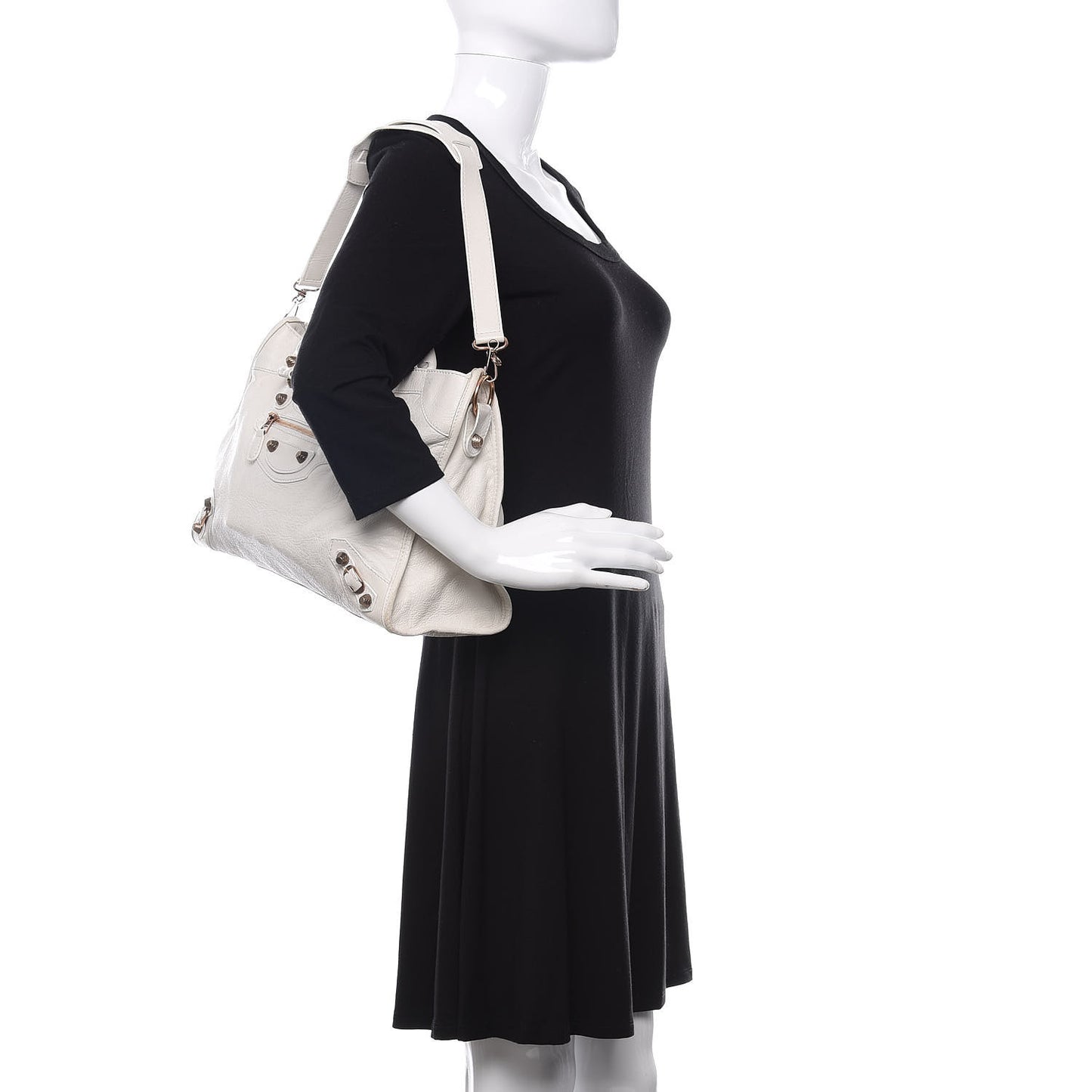 Agneau Giant 12 Rose Gold Hardware City White Light