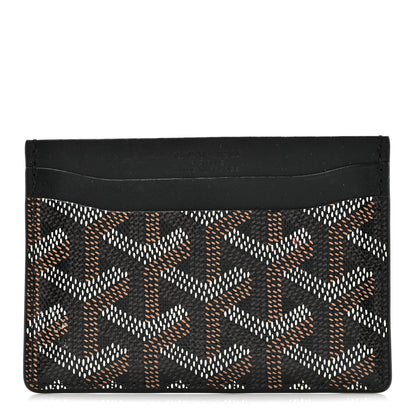 Goyard Goyardine Saint Sulpice Card Holder Black 1 of 8