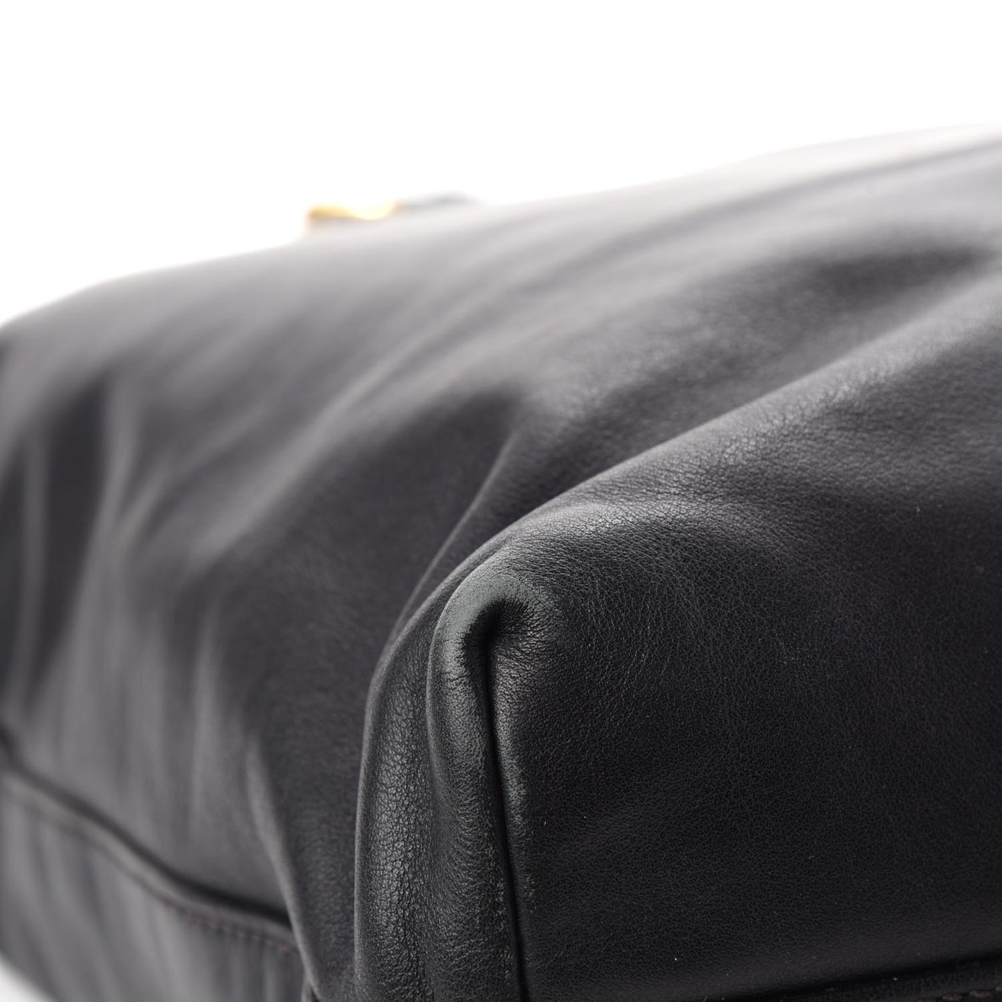 Vitello Daino Tote Black
