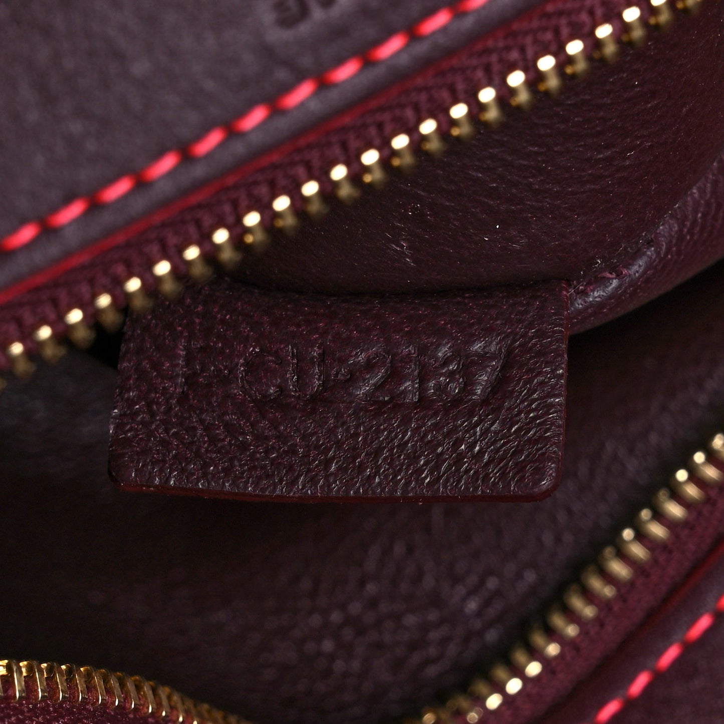 Smooth Calfskin Small Tassel Cabas Phantom Burgundy Pink