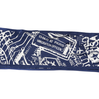 Louis Vuitton Silk Boarding Bandeau Denim 3 of 3
