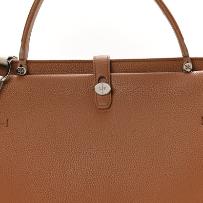 Loro Piana Grained Calfskin Cluisee Large Shoulder Bag 8 of 11