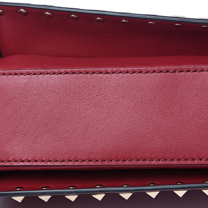 Valentino Garavani Vitello Medium Rockstud Flap Saddle Bag Scarlet 12 of 12