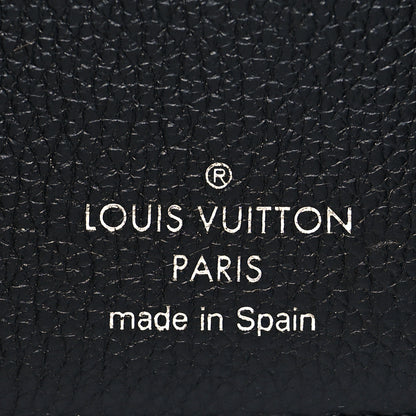 Louis Vuitton Soft Calfskin My Lockme Compact Wallet Black 7 of 9