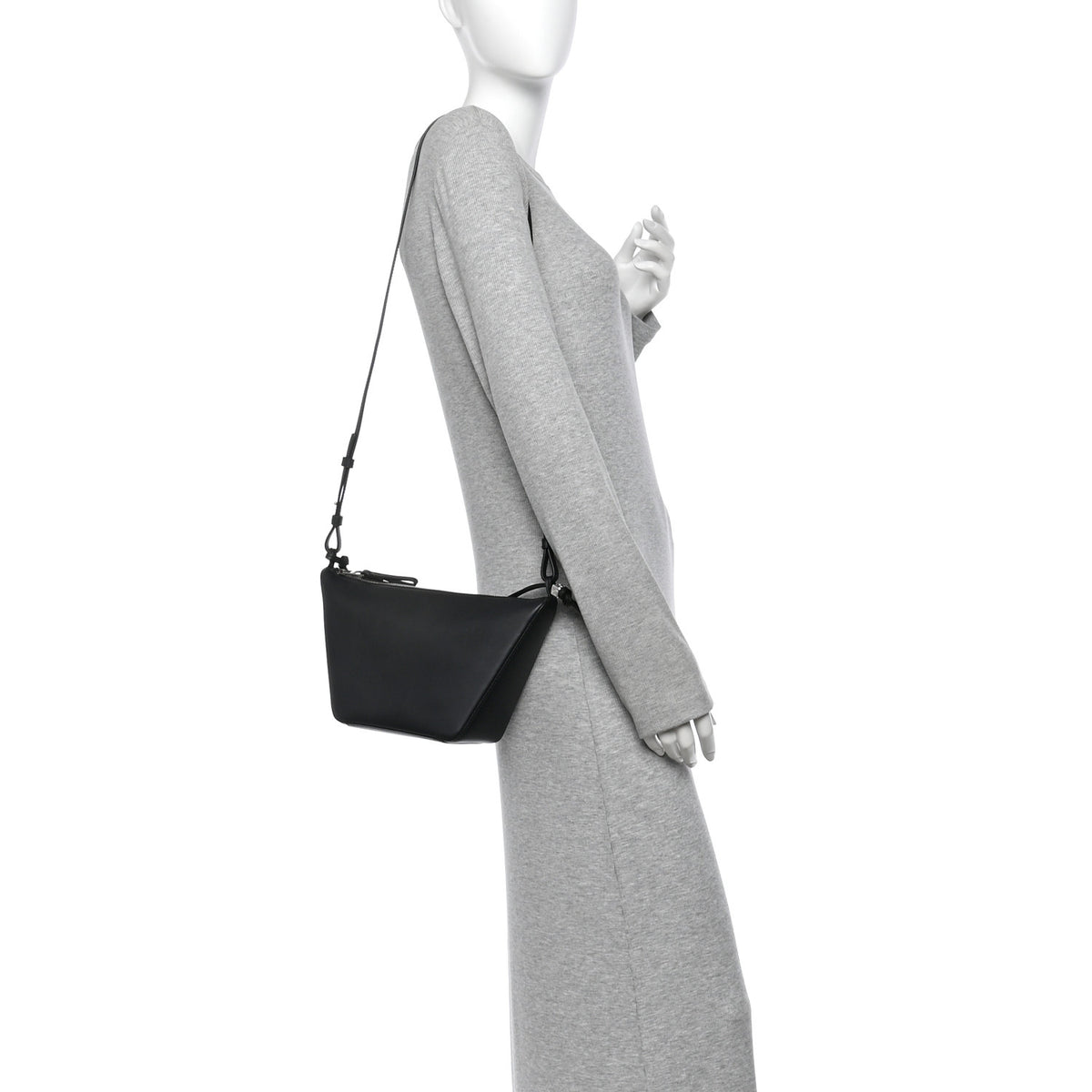 Loewe Calfskin Mini Hammock Hobo Black 2 of 10
