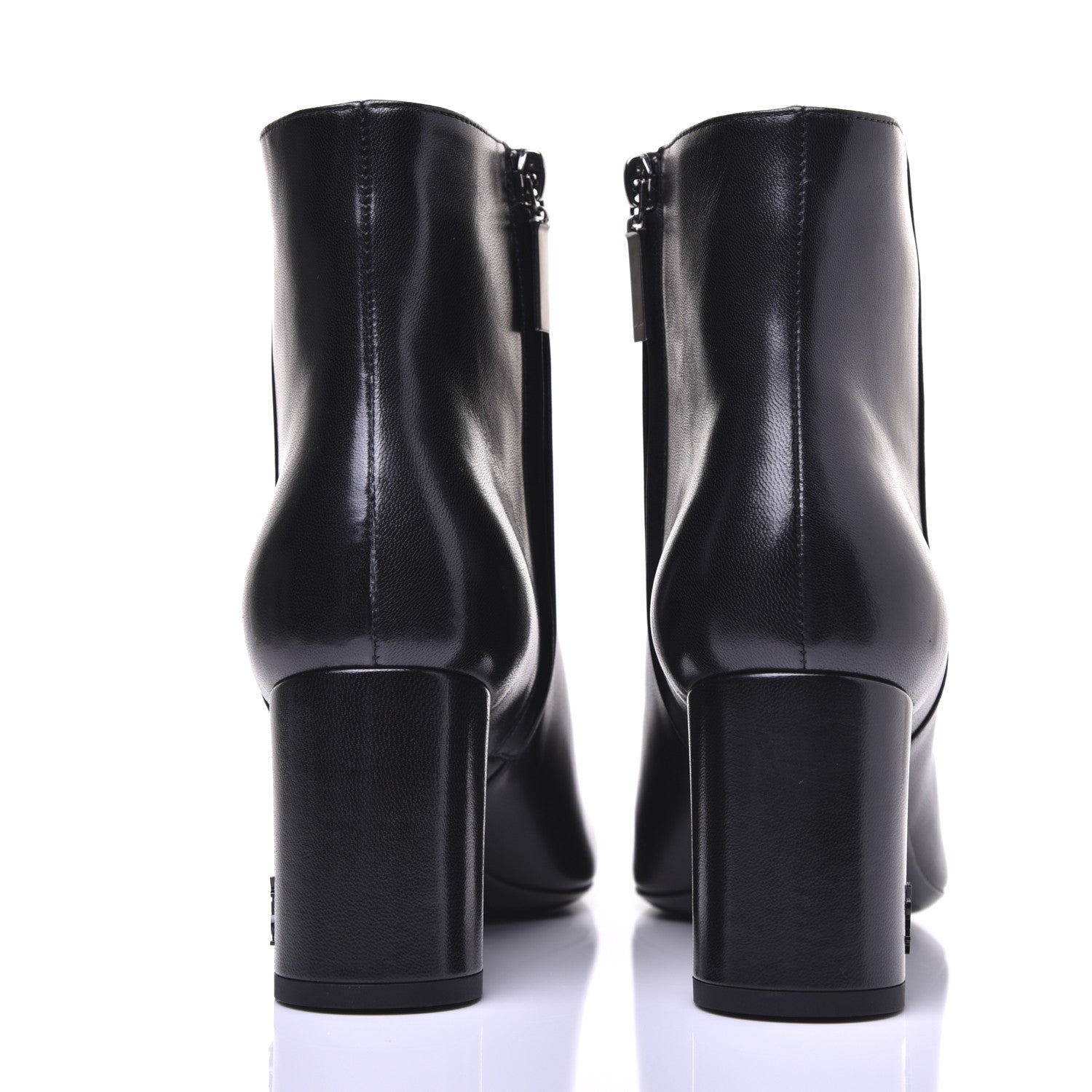 Saint Laurent Nappa Loulou Ankle Zip Boot 39 Black 5 of 14
