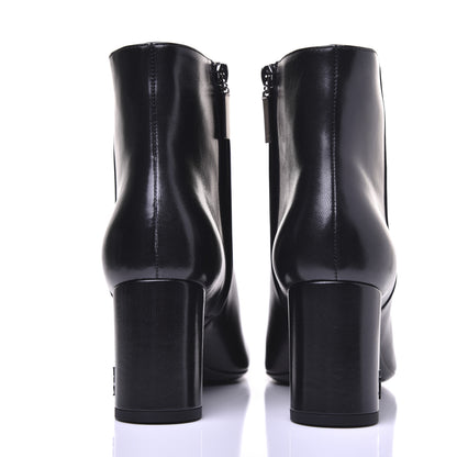 Saint Laurent Nappa Loulou Ankle Zip Boot 39 Black 5 of 14